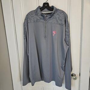Philadelphia Phillies Mens 2XL Levelwear 1/4 Zip Pullover Jacket Performance
